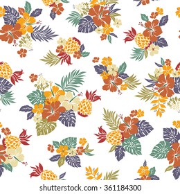 Hibiscus flower pattern