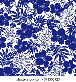 Hibiscus flower pattern