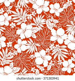 Hibiscus flower pattern