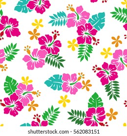 Hibiscus flower pattern