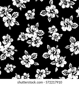 Hibiscus flower pattern