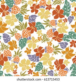 Hibiscus flower pattern