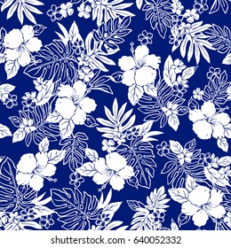 Hibiscus Flower Pattern