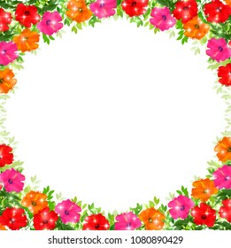 Hibiscus flower summer background