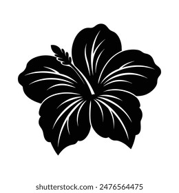 Hibiscus flower vector art, illustration