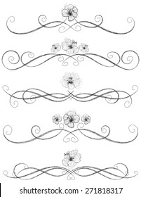 Hibiscus flowers with page rules