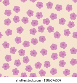 Hibiscus flowers tropical pattern. Exotic seamless pattern with tropical flowers. Hibiscus flower.