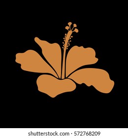 Hibiscus icon.