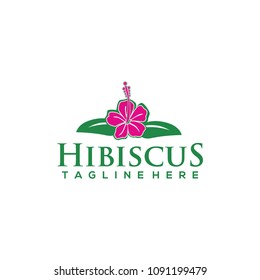 Hibiscus Logo Design Vector De Stock Libre De Regal As