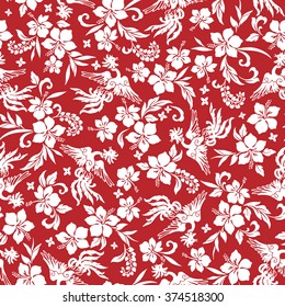 Hibiscus phoenix pattern