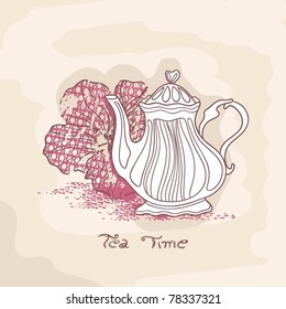 hibiscus tea card