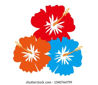 hibiscus vector illustration