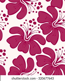 Hibiscus Wallpaper Stock Vector (Royalty Free) 320677643 | Shutterstock