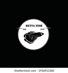 hickey fish logo design icon silhouette