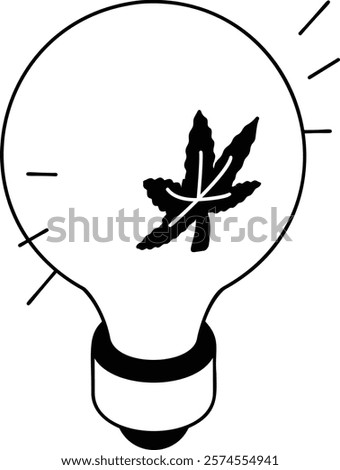 HID marijuana grow light isometric vector icon,Cannabis and marijuana symbol, cannabinoids sign, healthcare Herb illustration, Bulbs for Indoor Hemp Plant Grows concept