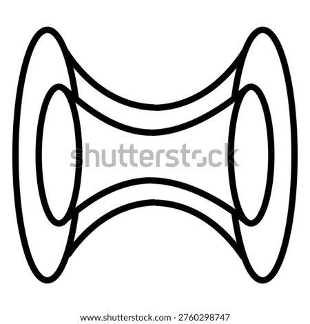 Hidden Access Point Icon - Concealed secret entry portal concept for security and network access Symbol