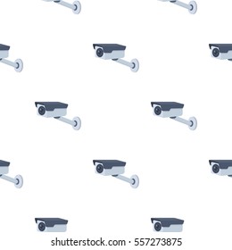 Hidden camera icon in cartoon style isolated on white background. 