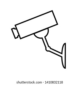 Hidden camera line icon, logo isolated on white background