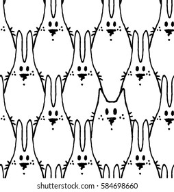 Hidden cat pattern