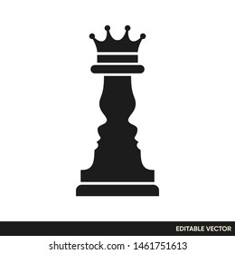 HIDDEN FACE IN KING CHESS VECTOR