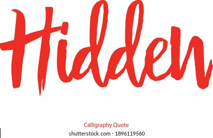 Versteckte handgeschriebene Schriftzeichen-Druckschrift mit rotem Farbtext Positives Angebot auf weißem Hintergrund