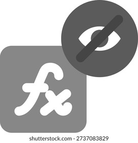 Hidden layer style Line vector Icon Design