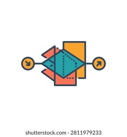 Hidden Layers Icon for Neural Networks
