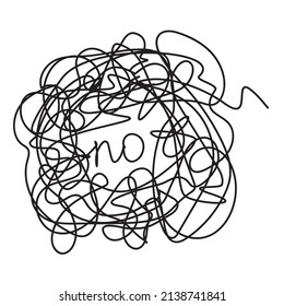 Hidden Message - Untangle Handwritten No Word
