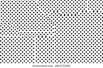 Hidden Text Optical Illusion Dot Pattern Reading “The Quick Brown Fox Jumps Over The Lazy Dog” Illustration

