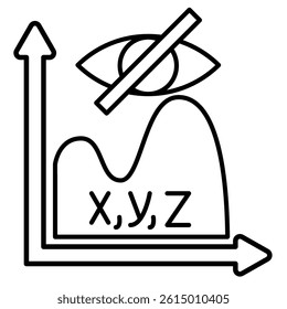 Hidden Variables icon represented by Hidden Variables chart Line style.