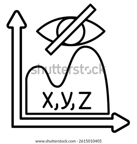 Hidden Variables icon represented by Hidden Variables chart Line style.