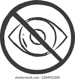 Hide hand drawn vector illustration