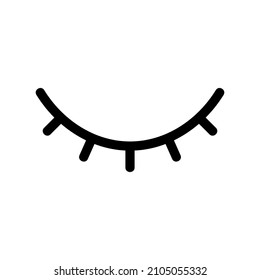 Hide icon isolated on white background