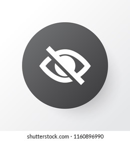 Hide icon symbol. Premium quality isolated conceal element in trendy style.