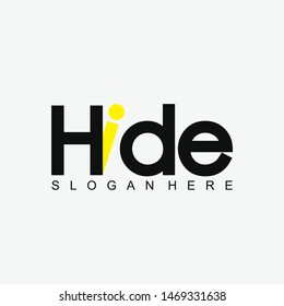 Hide Logotype Design. Modern Design. Flat Logo. Vector Design. Logotype Design. svg