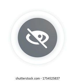 Ausblenden - Modernes Symbol (Piktogramm)