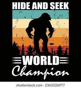 hide and seek world championillustrations with patches for t-shirts and other uses