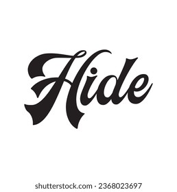 hide text on white background.