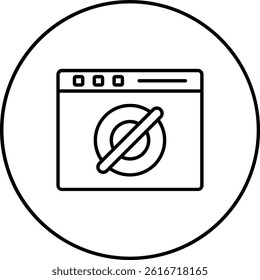 Hide vector icon. Can be used for printing, mobile and web applications.