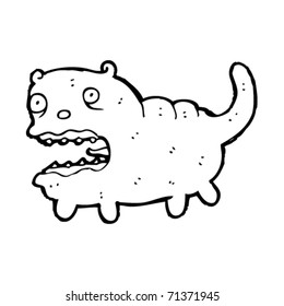 hideous fat cat cartoon