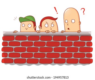 hiding children