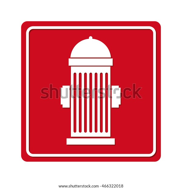 Hidrant Emergency Signal Icon Graphic Isolated Stock Vector (Royalty ...