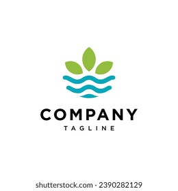 
hidroponik logo icon vector template.eps