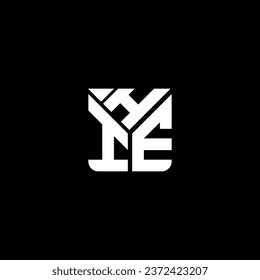 Diseño vectorial del logotipo de la letra HIE, logotipo simple y moderno HIE. Diseño de alfabetos de lujo HIE  