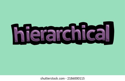 HIERARCHICAL background writing vector design very cool and simple