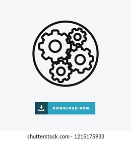 Hierarchical structure vector icon