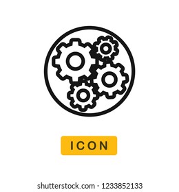 Hierarchical structure vector icon
