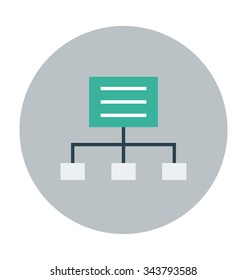 
Hierarchy Colored Vector Illustration
