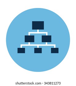 
Hierarchy Colored Vector Illustration
