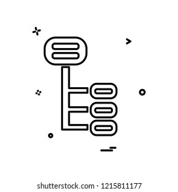 Hierarchy icon design vector